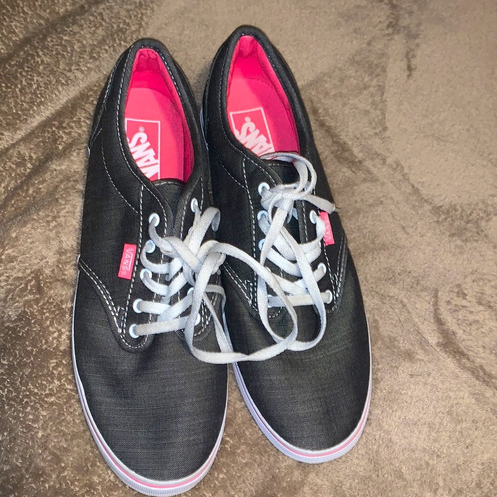 Grey and white vans